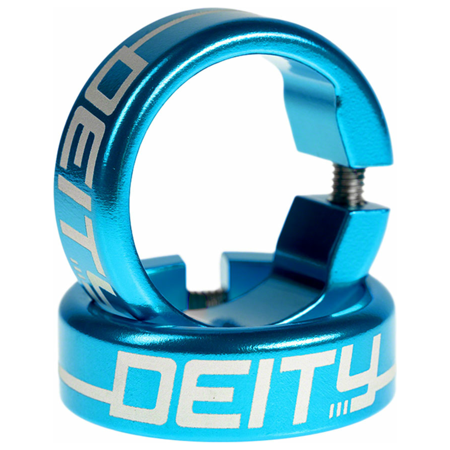 Deity Grip Clamps - Blue - Grip Clamps