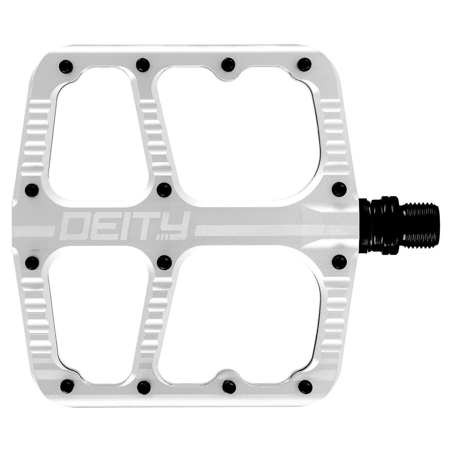 Deity Flat Trak Pedals - Standard - Silver - Image 1