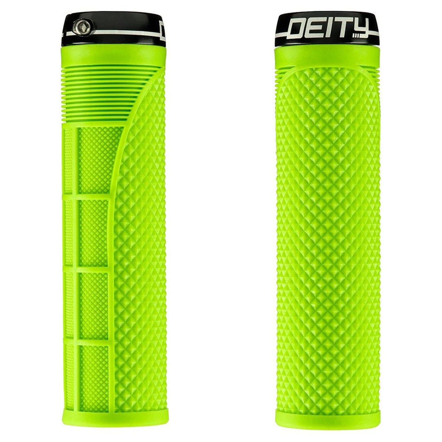 Deity Megattack Single Clamp Lock On Grips - Green - Single Lock On Grips - Image 1