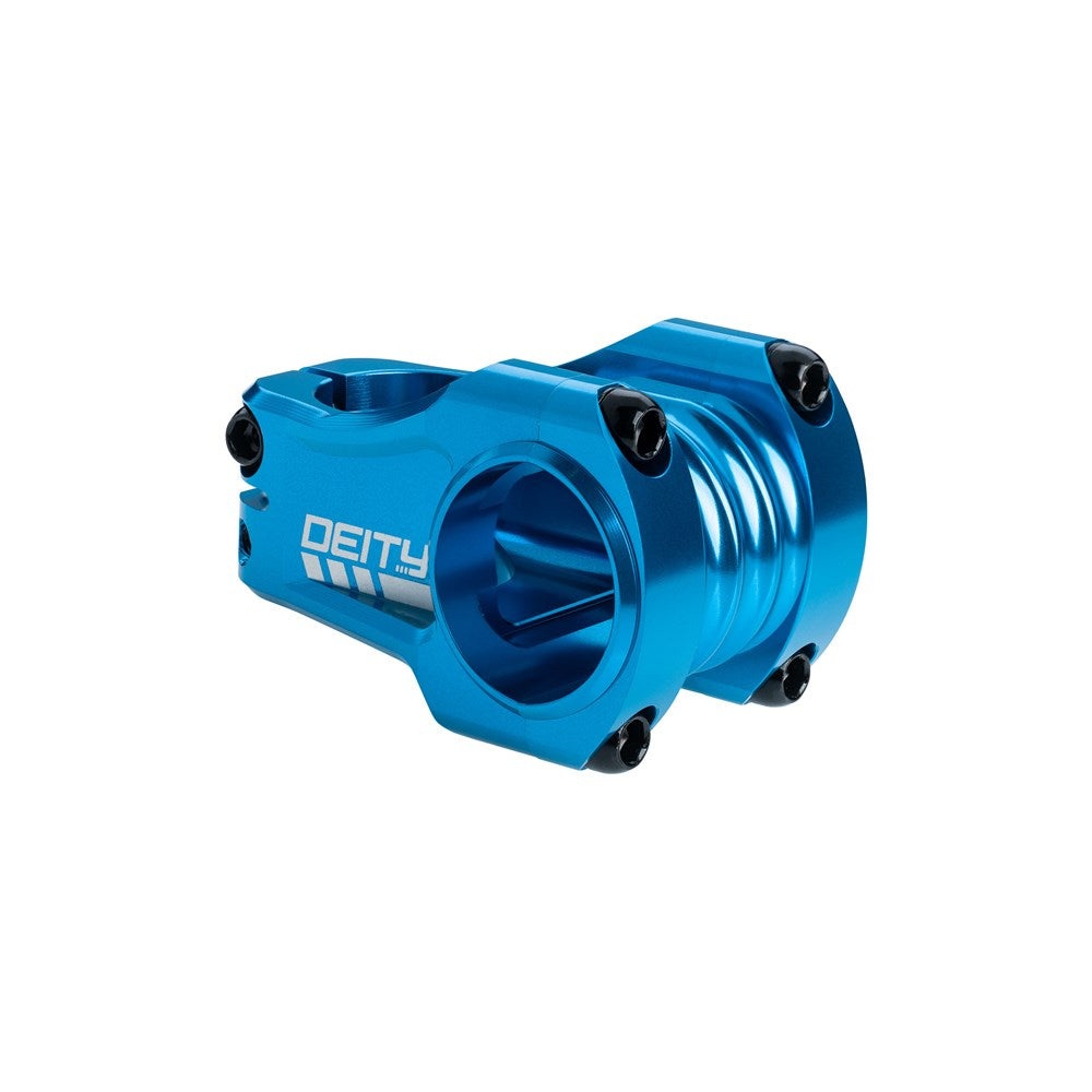 Deity Copperhead Stem - 1 1/8th Inch Steerer - 31.8mm - 42mm - 0 Degree - Blue - Image 1