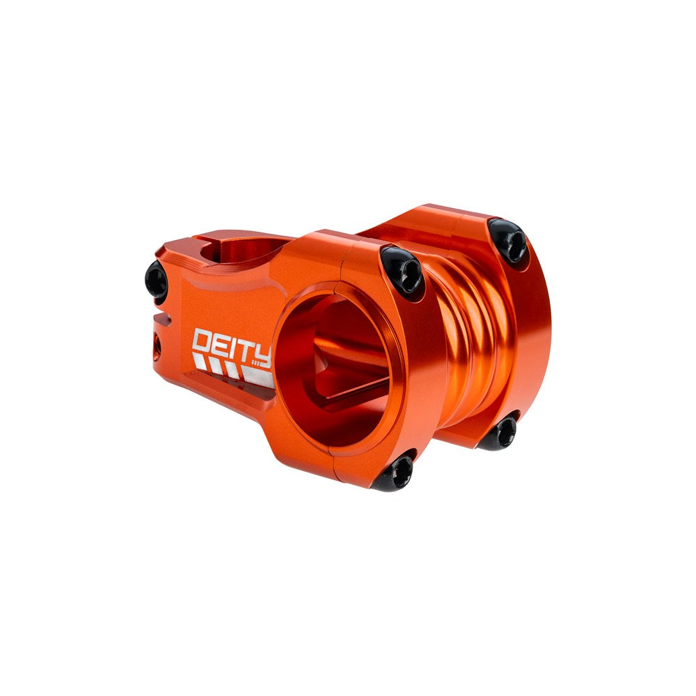 Deity Copperhead Stem - 1 1/8th Inch Steerer - 31.8mm - 42mm - 0 Degree - Orange - Image 1