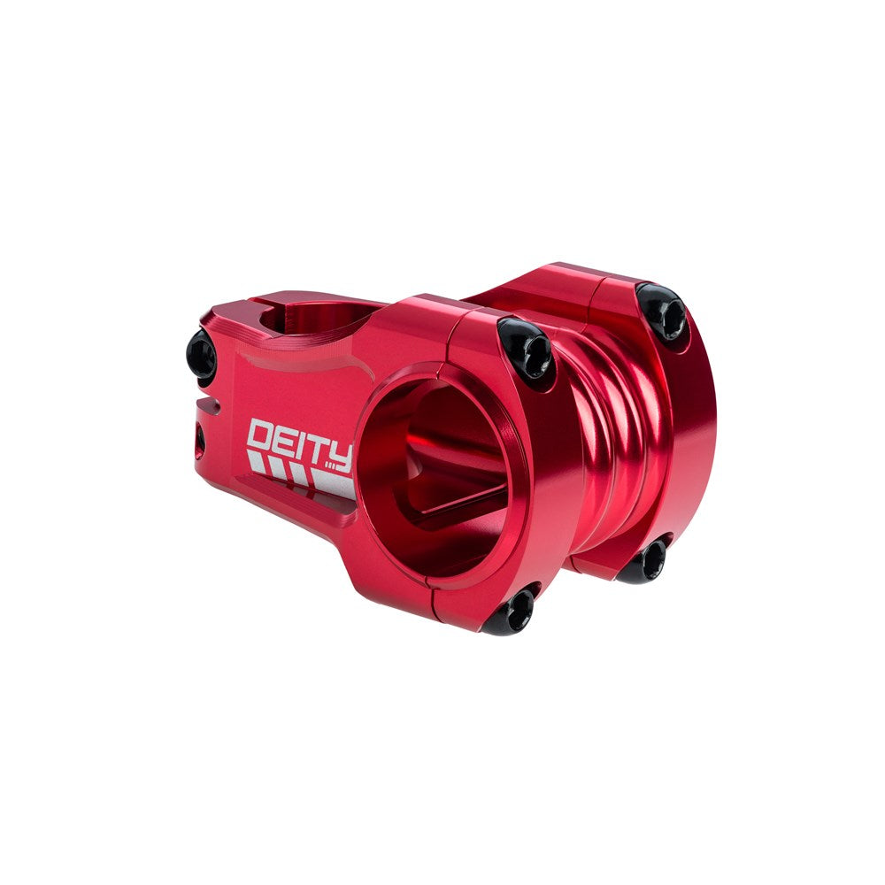 Deity Copperhead Stem - 1 1/8th Inch Steerer - 31.8mm - 42mm - 0 Degree - Red - Image 1