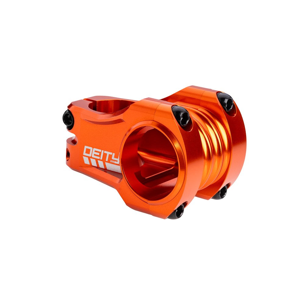 Deity Copperhead Stem - 1 1/8th Inch Steerer - 35mm - 42mm - 0 Degree - Orange - Image 1