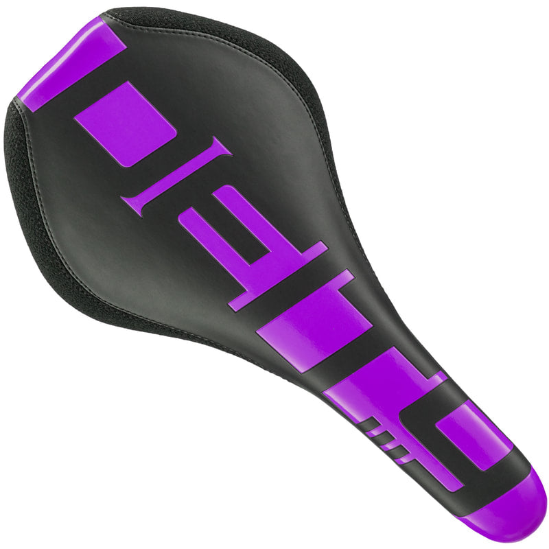 Deity Speedtrap AM Saddle - Cro-Mo Alloy - M - Purple - Image 1