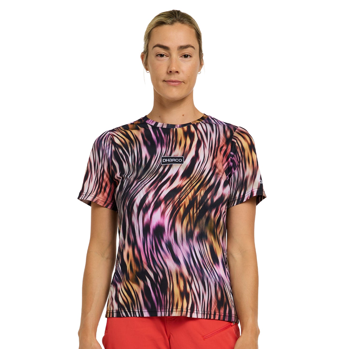 DHaRCO Women's Short Sleeve Jersey - L - Acid Safari - Image 1
