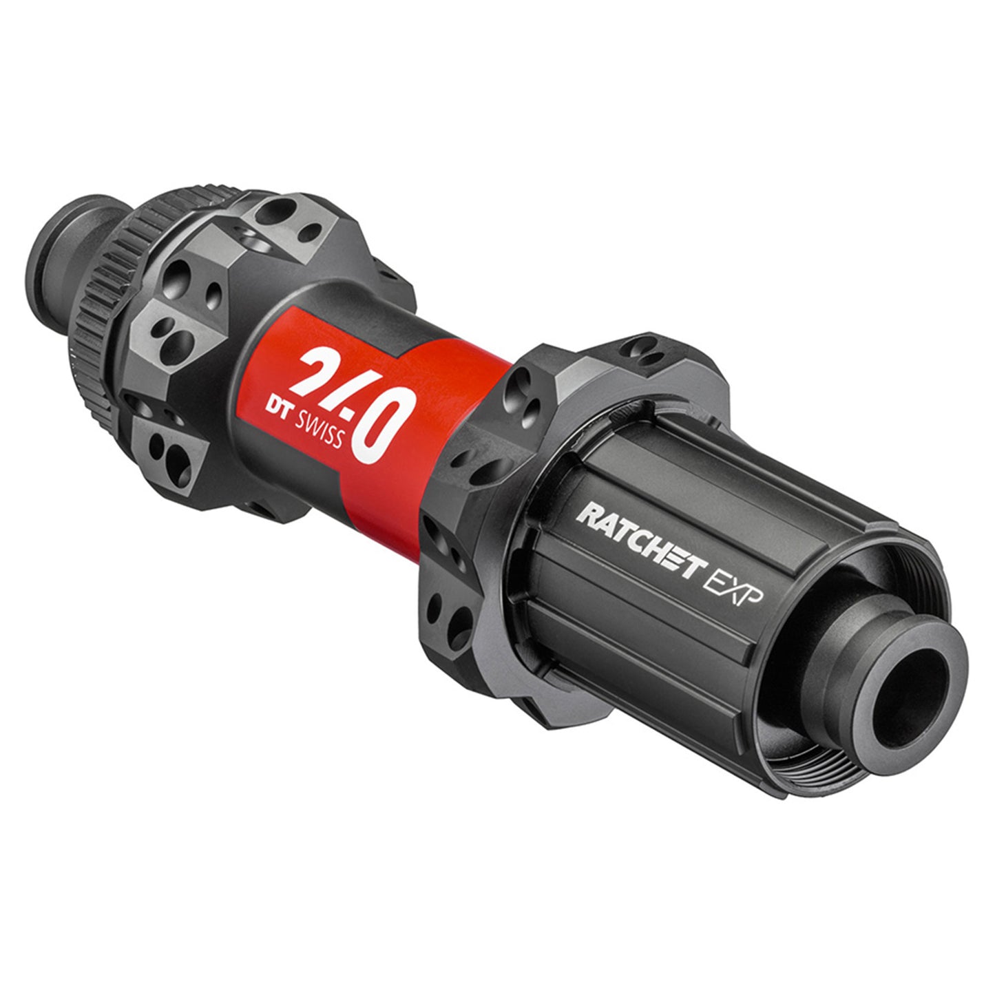 DT Swiss 240 Rear Hub - Rear - 12x148mm Boost - Shimano HG - Centrelock - 28 Hole - Straightpull - Black - Ratchet EXP 36T - Image 1