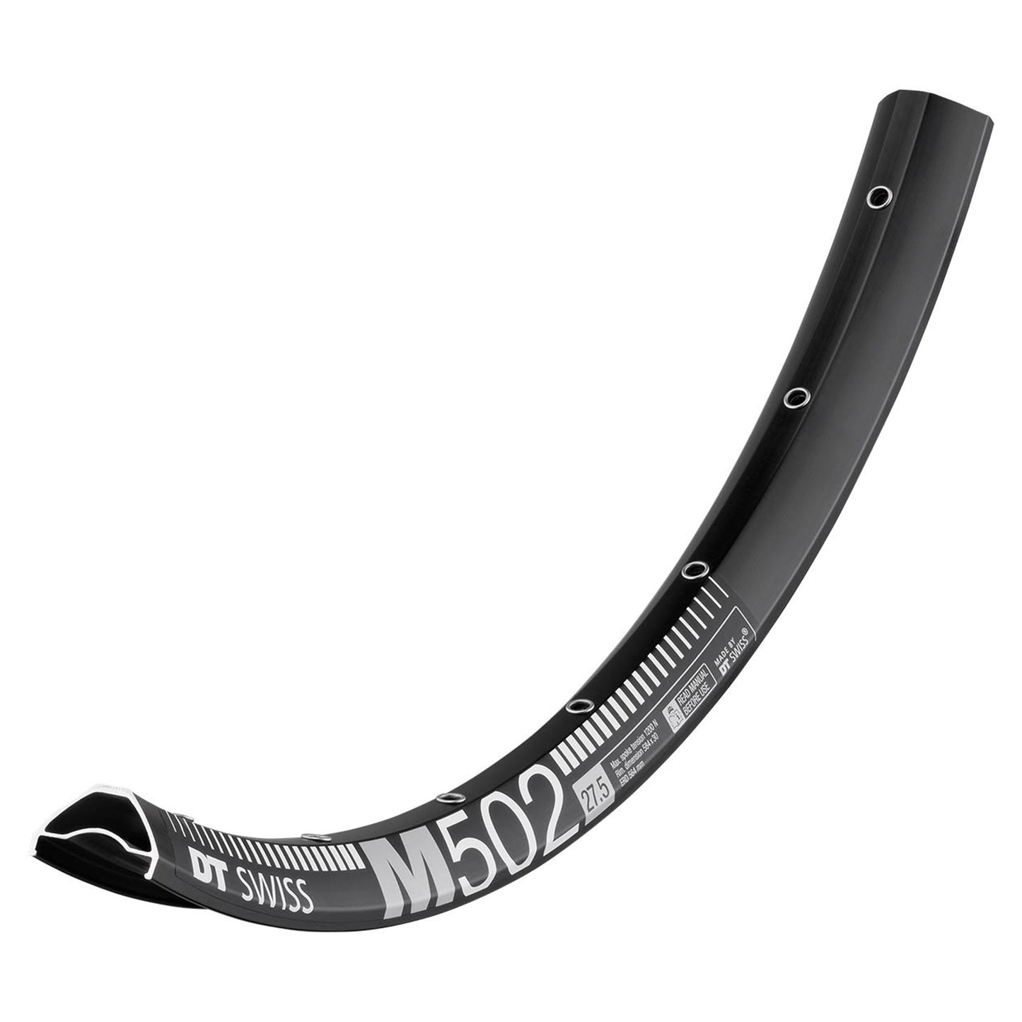 DT Swiss M502 Rim - 27.5 Inch - 32 Hole - 30 mm - Aluminium - Black - Image 1