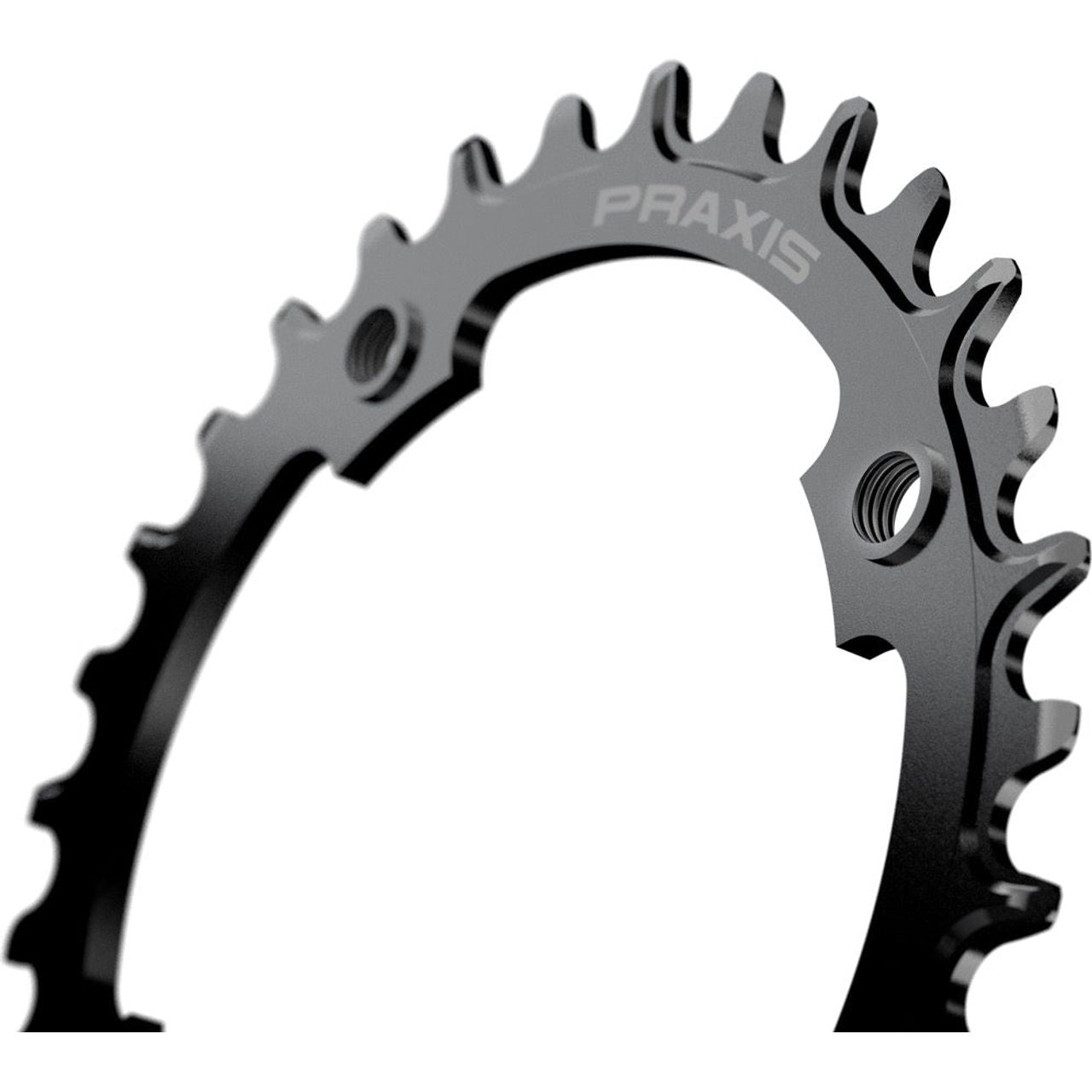 Praxis eRing Steel 4 Bolt Chainring - Four Bolt - 104 BCD - Standard Crank Chainline - Round - 36T - 10-12 Speed - Steel