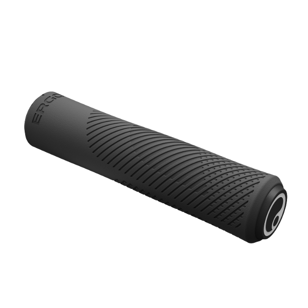 Ergon GXR Slip On Grips - Black - Single Lock On Grips - Large - Image 1