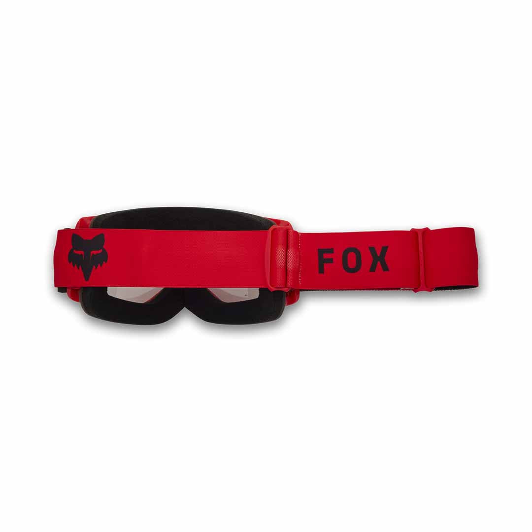 Fox Main Core Goggles - One Size Fits Most - Flo Red - Clear Lens - Image 2