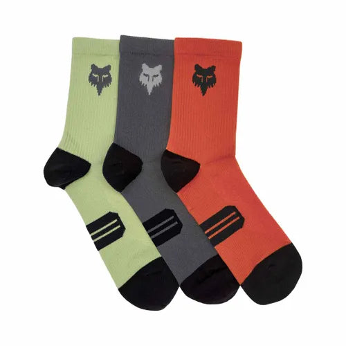 Fox Ranger 6 Inch Prepack Socks - L-XL - Multicolour - Image 1