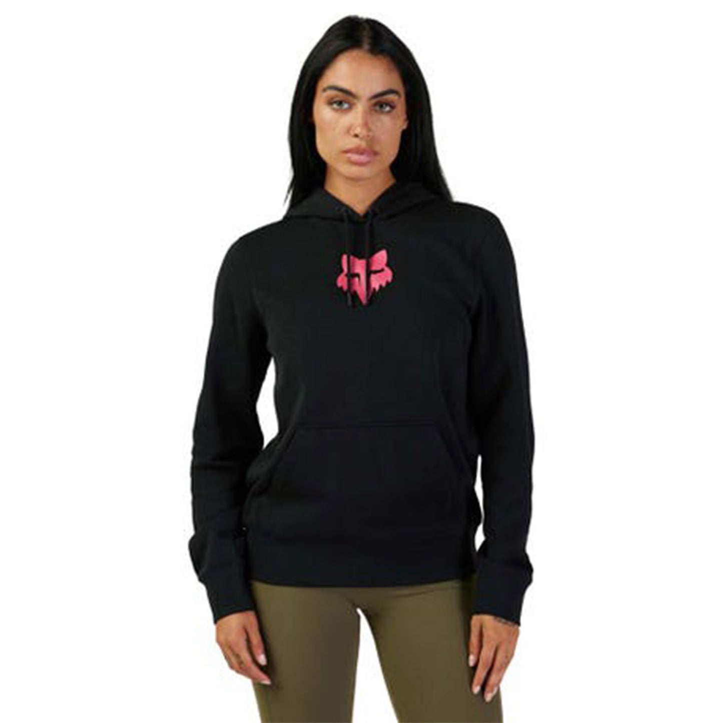 Fox Women's Fox Head Pullover Fleece - XS - Black / Pink - Image 3