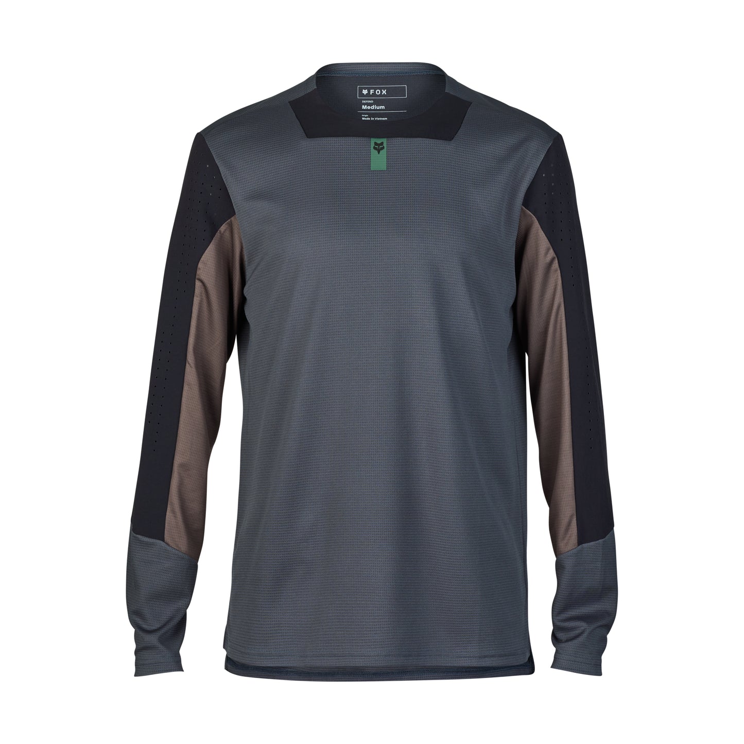 Fox Defend Long Sleeve Jersey - L - Graphite - Image 1