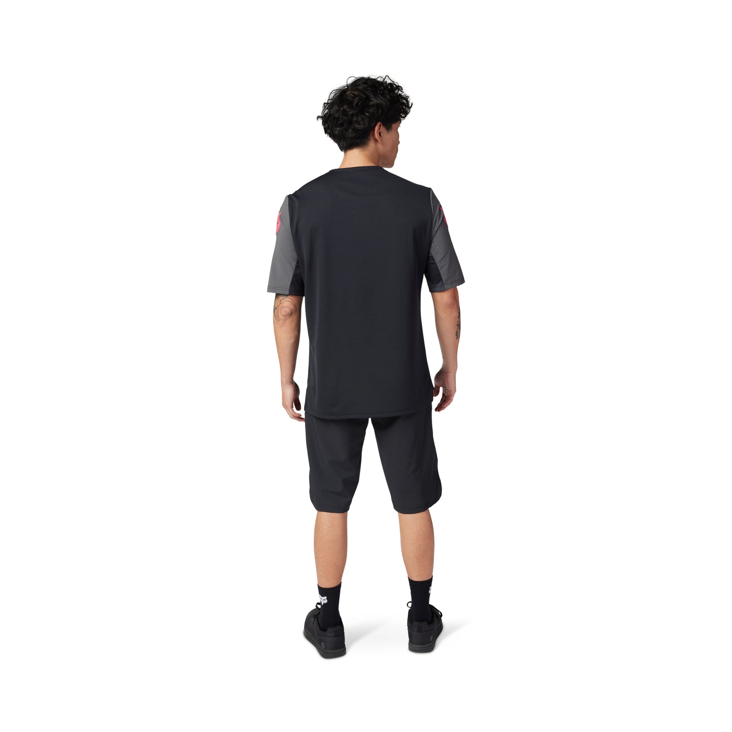 Fox Defend Race Short Sleeve Jersey - XL - Black - Image 4