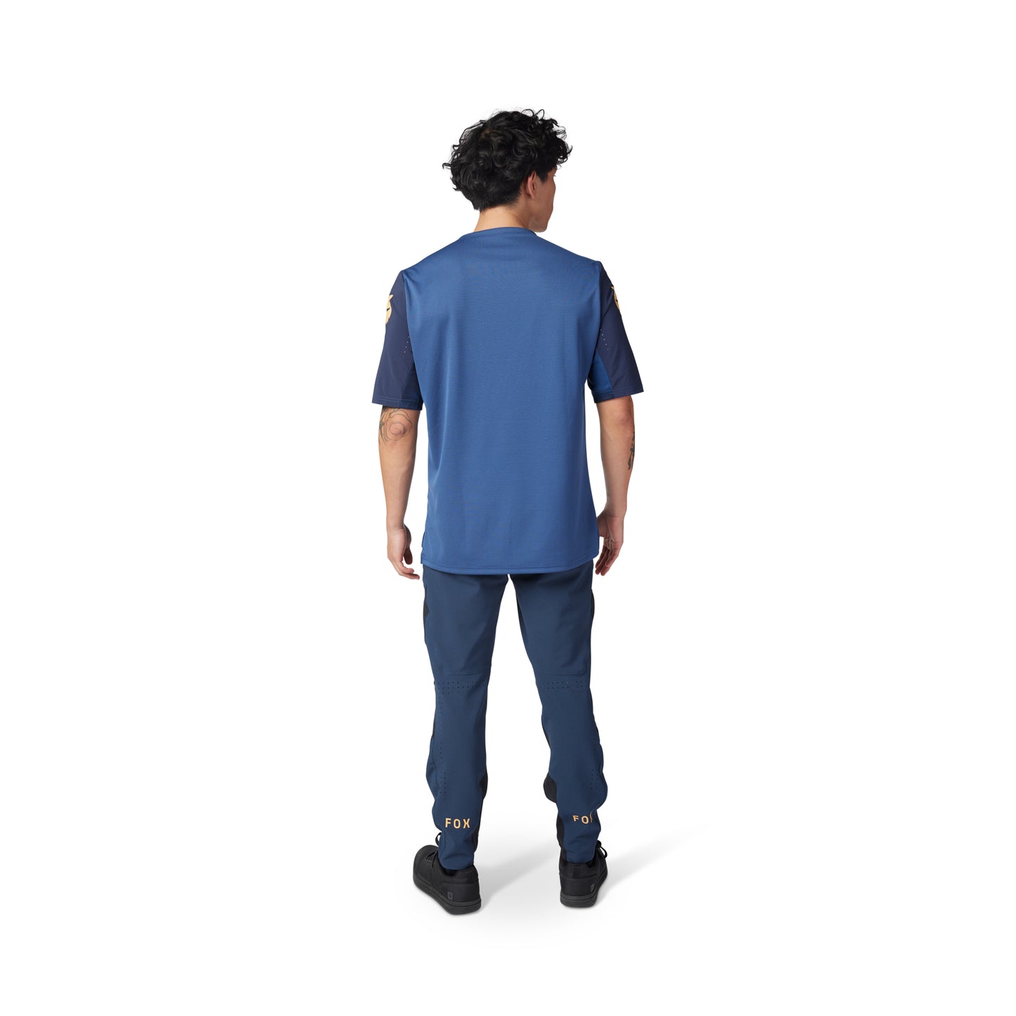 Fox Defend Race Short Sleeve Jersey - XL - Indigo - Image 4