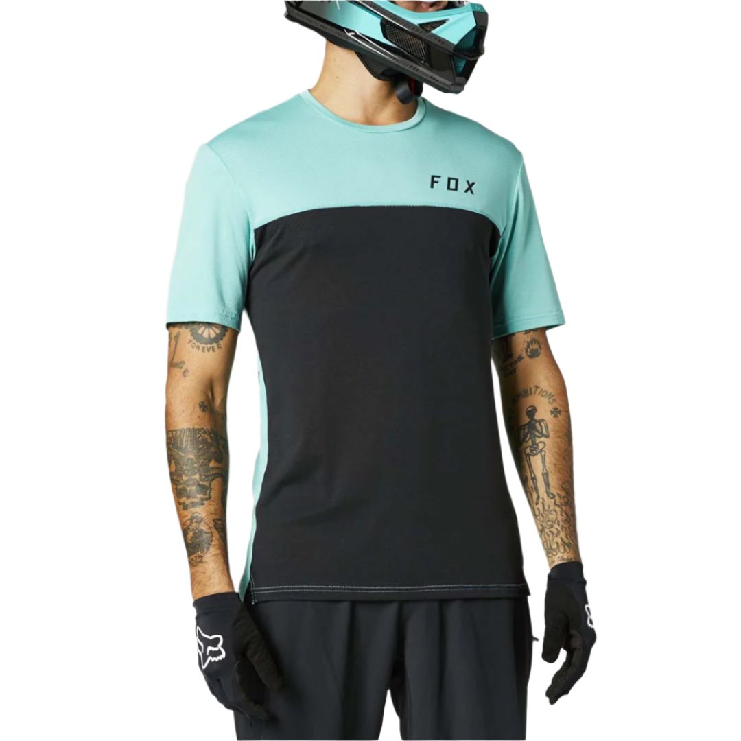 Fox Flexair Delta Short Sleeve Jersey - S - Black - 2021 - Image 1