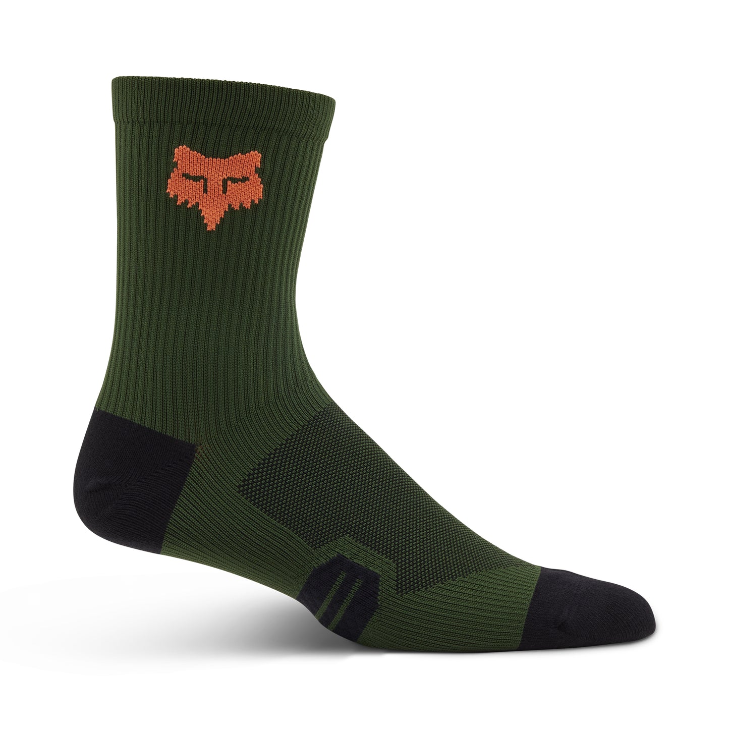 Fox Ranger 6 Inch Socks - L-XL - Dark Sage - Image 1