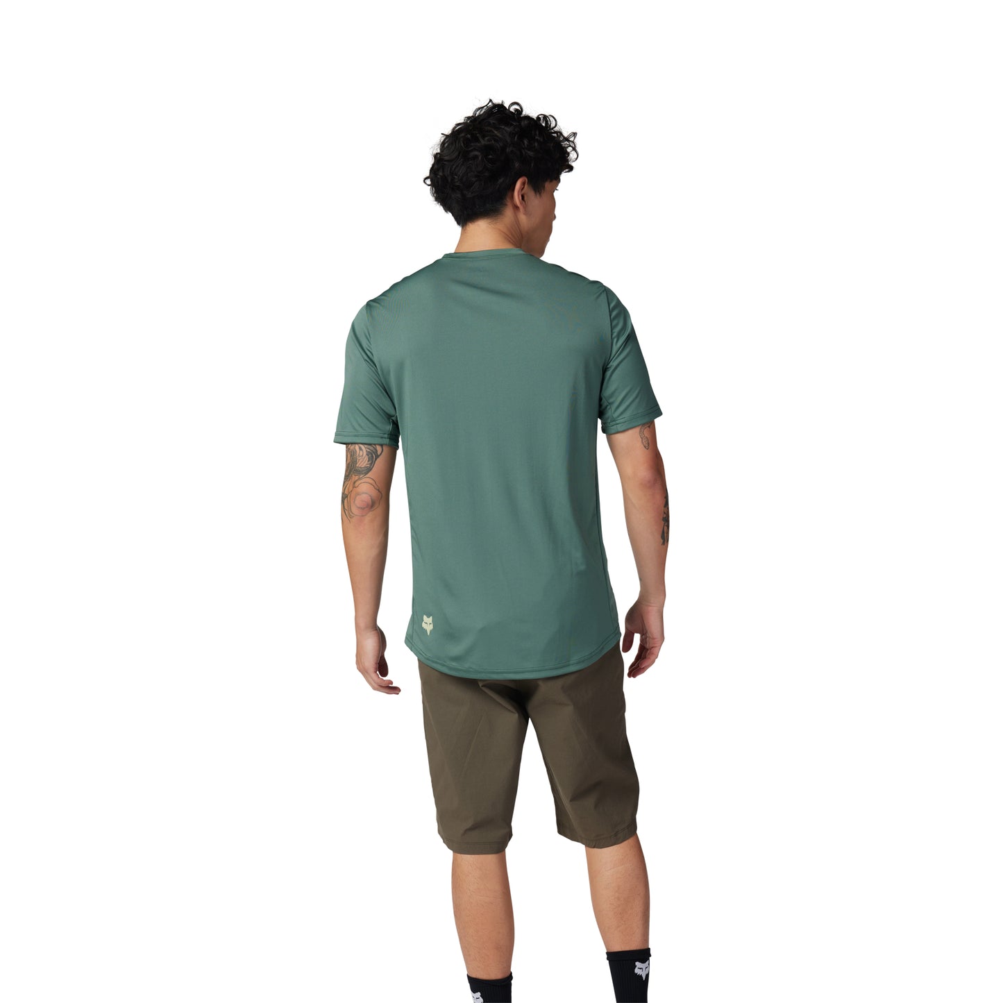 Fox Ranger Moth Short Sleeve Jersey - L - Hunter Green - Image 4