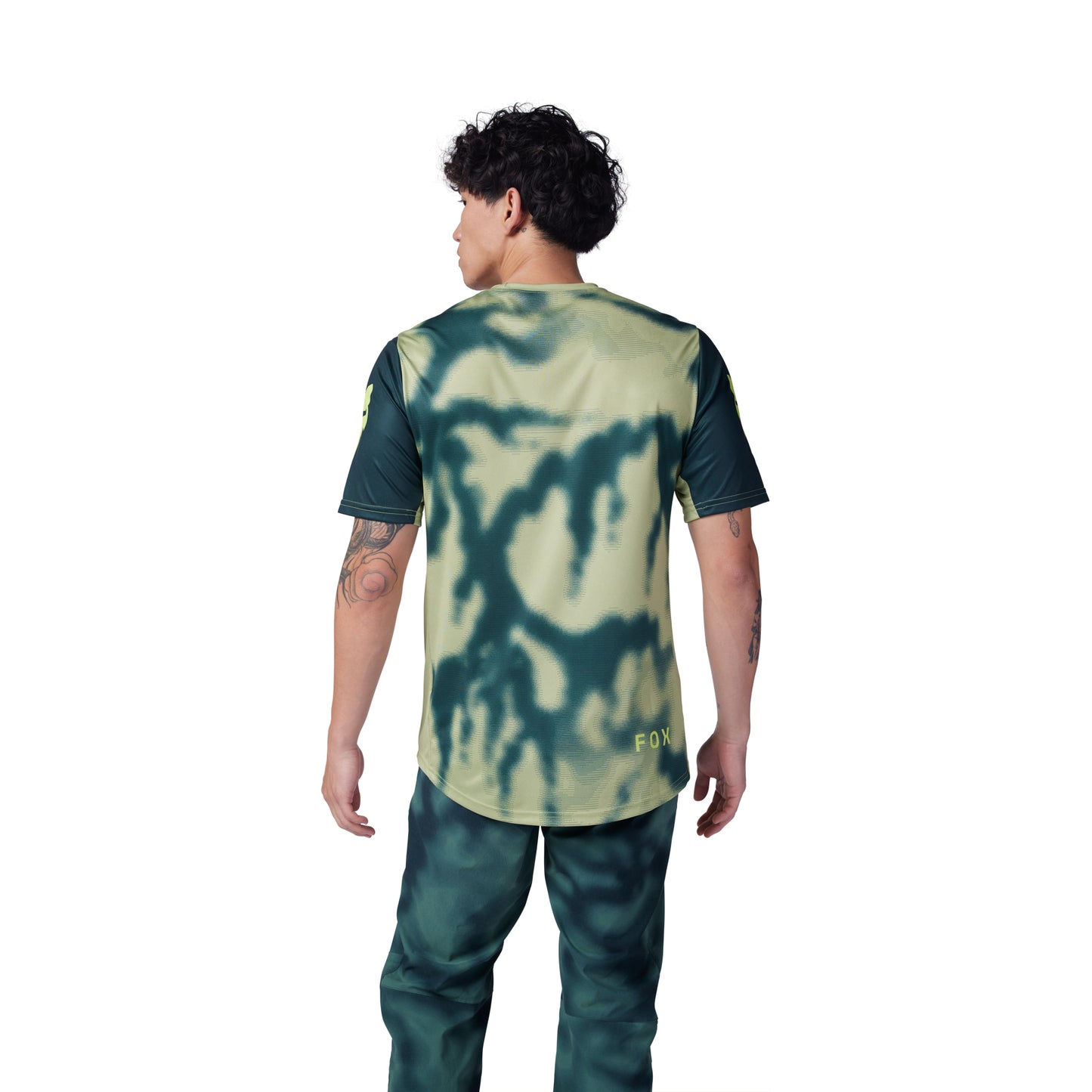 Fox Ranger Race Taunt Short Sleeve Jersey - L - Pale Green - Image 4