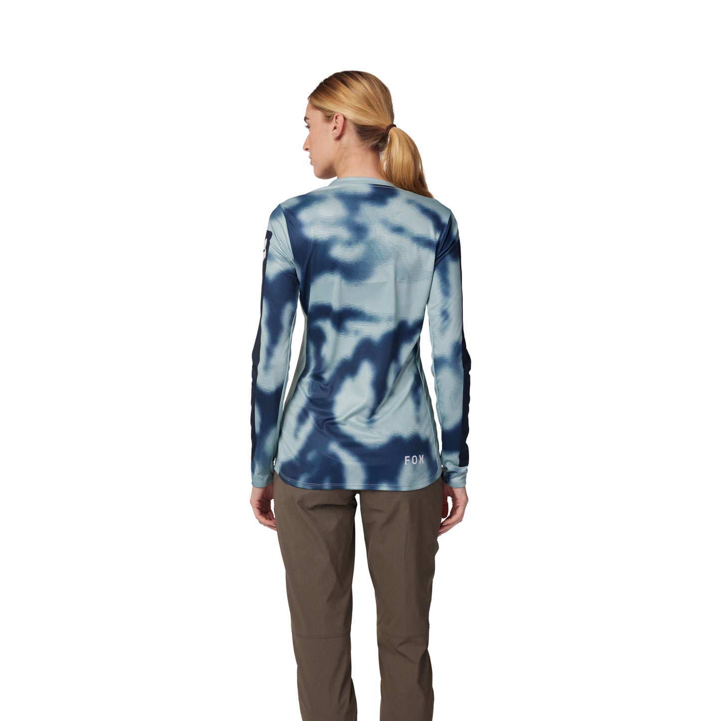 Fox Ranger Race Women's Long Sleeve Jersey - Women's XL - Gunmetal - Image 4