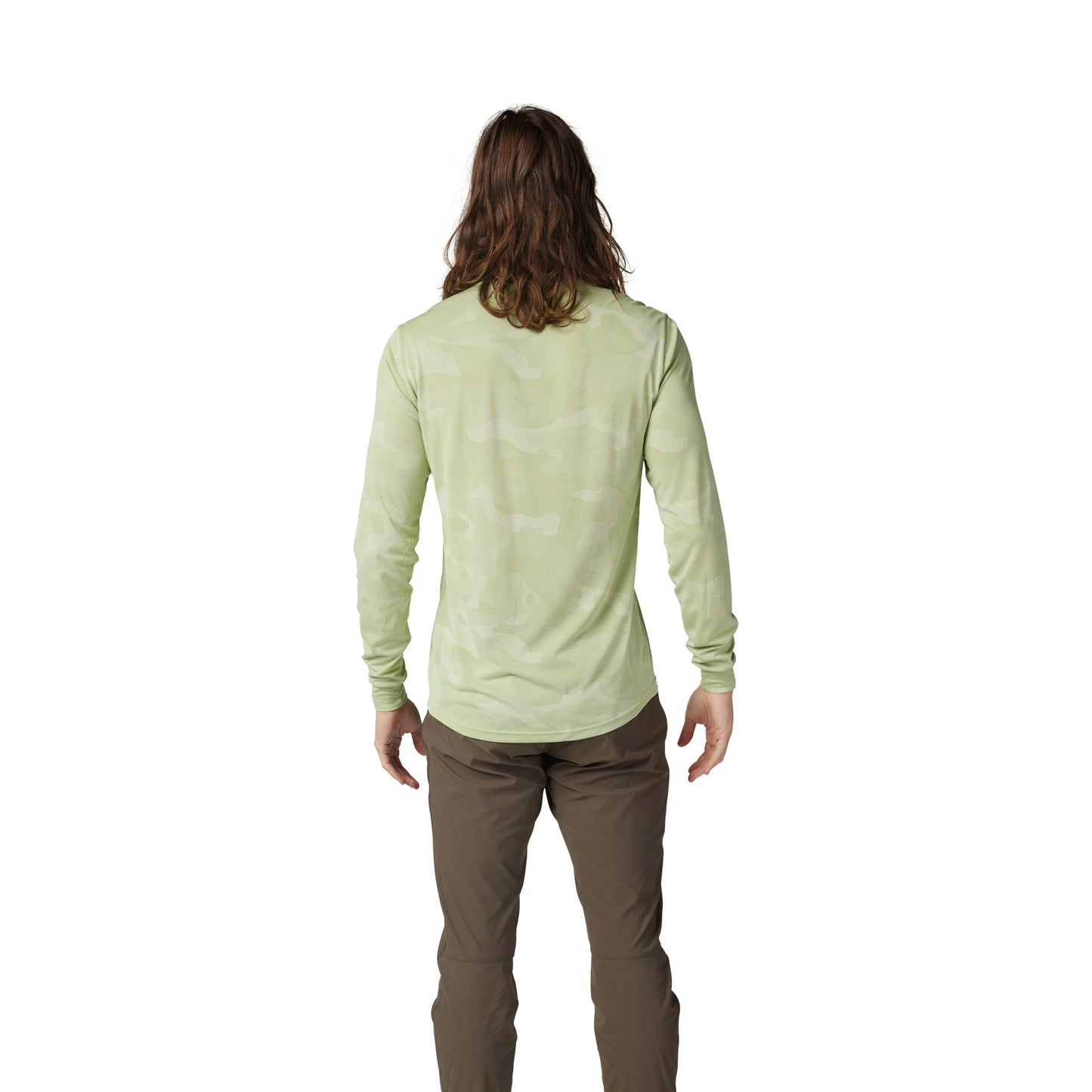 Fox Ranger Tru Dri Long Sleeve Jersey - M - Cactus - Image 4