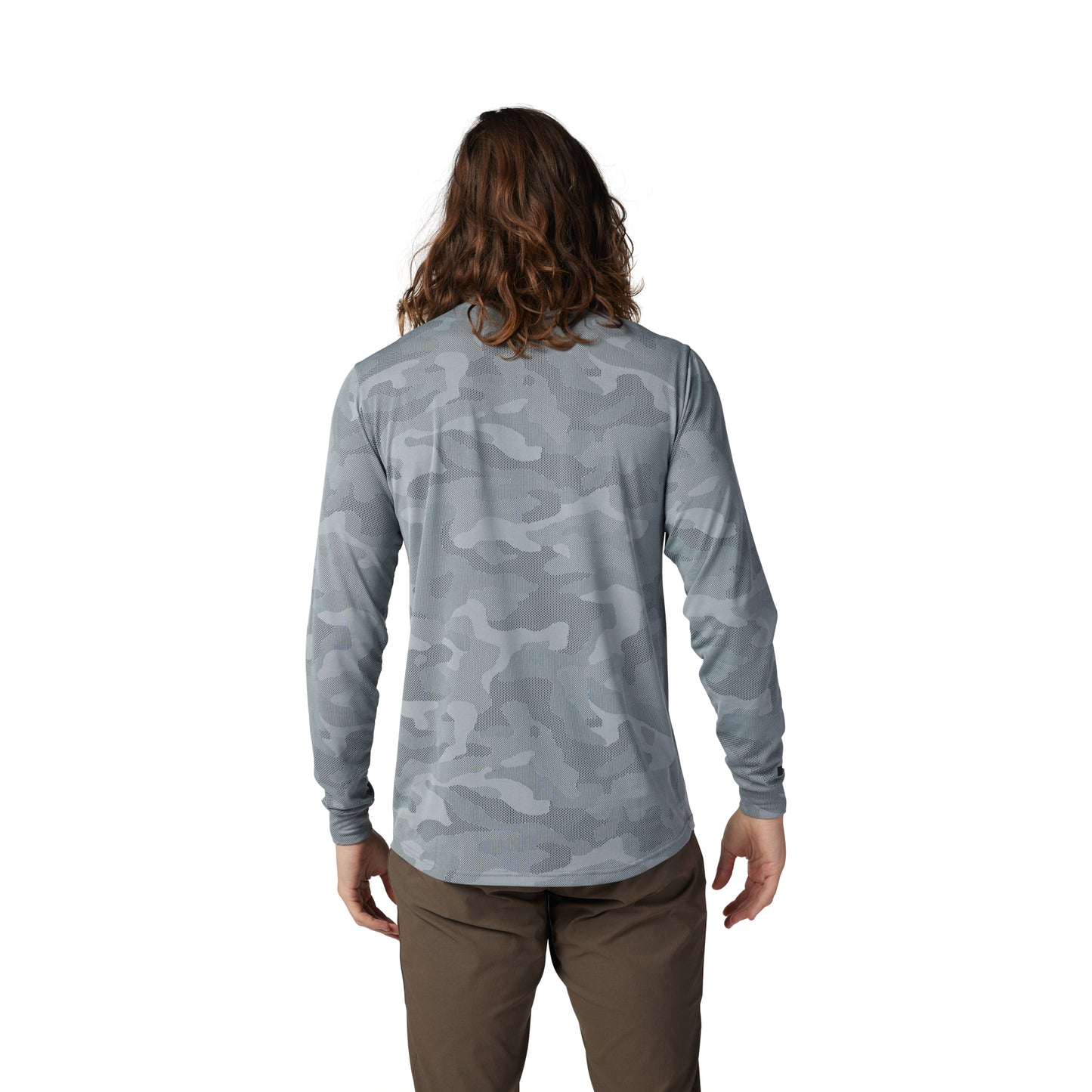 Fox Ranger Tru Dri Long Sleeve Jersey - M - Cool Grey - Image 4