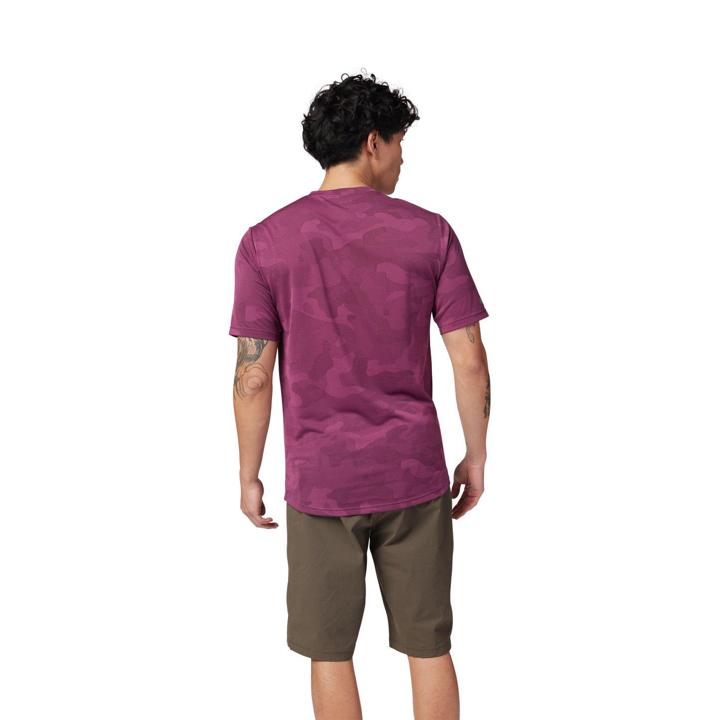 Fox Ranger Tru Dri Short Sleeve Jersey - XL - Sangria - Image 4