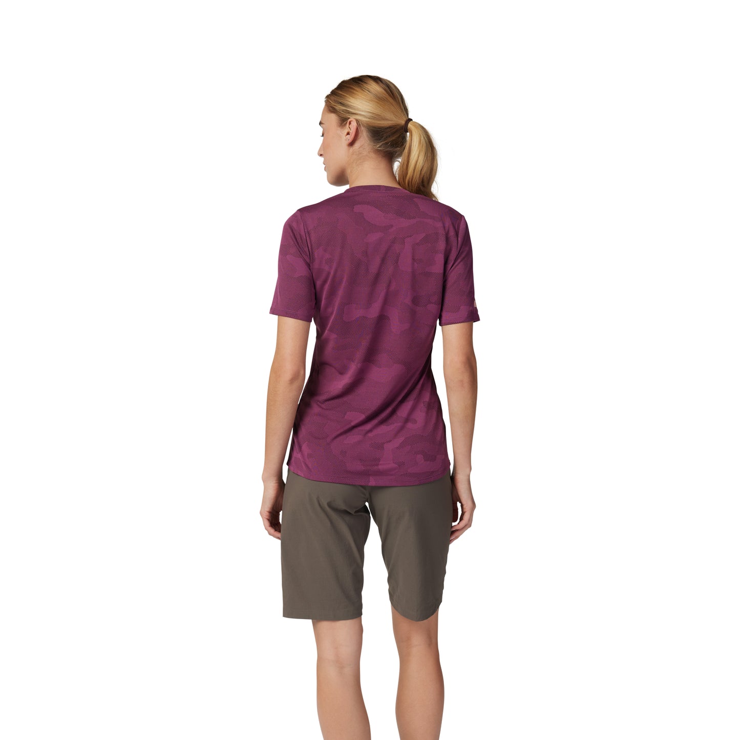 Fox Ranger Tru Dri Women's Short Sleeve Jersey - Women's M - Sangria - Image 4