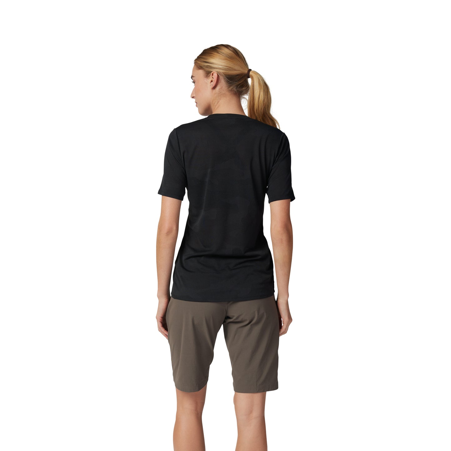 Fox Ranger Tru-Dri Women's Short Sleeve Jersey - Women's XS - Black - Image 2