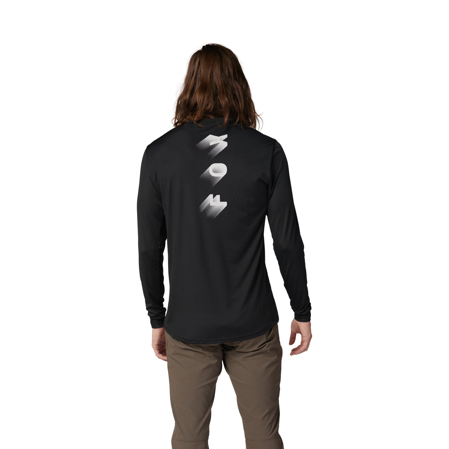 Fox Ranger Wayfaring Long Sleeve Jersey - L - Black - Image 4