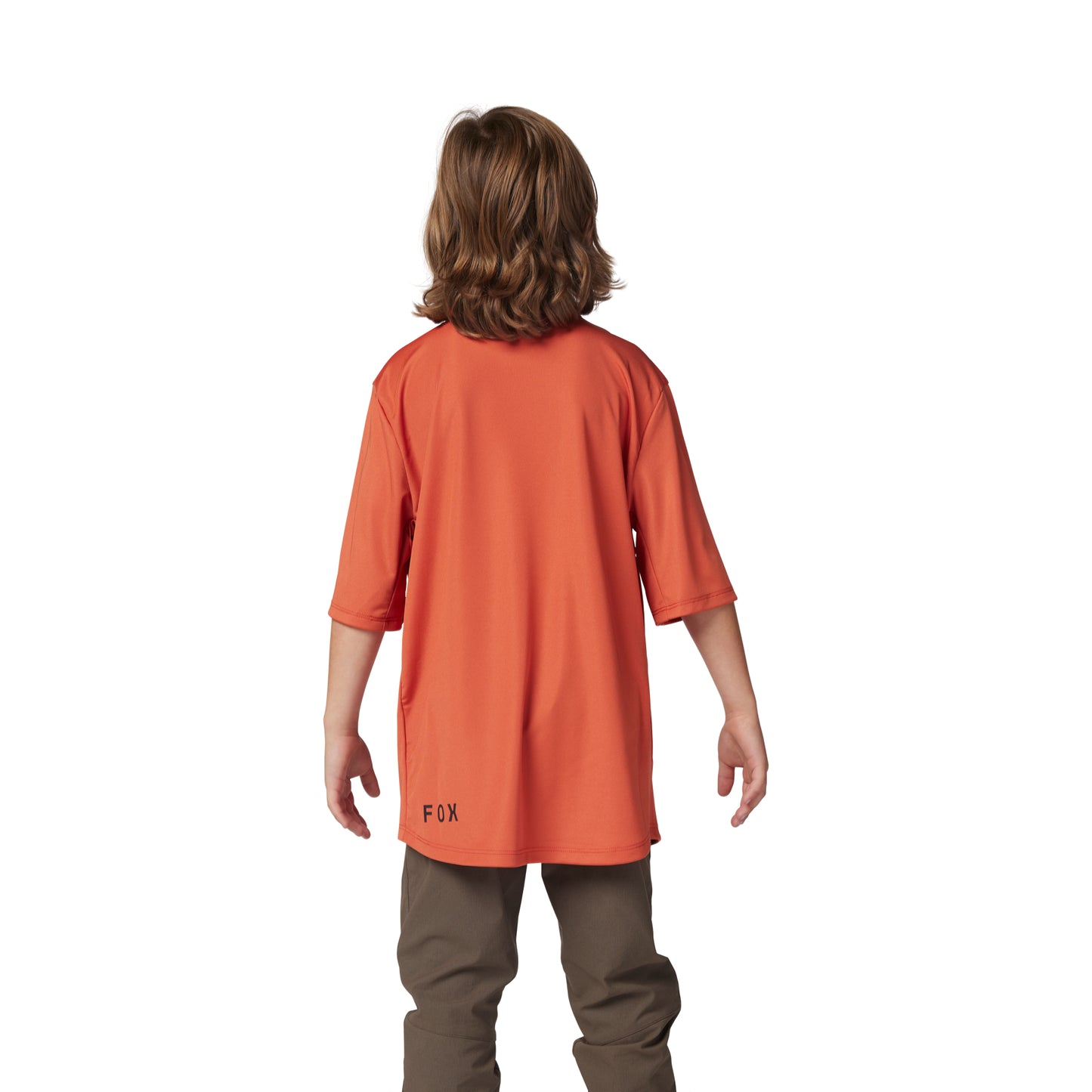 Fox Ranger Youth Short Sleeve Jersey - Youth L - Atomic Orange - Image 2
