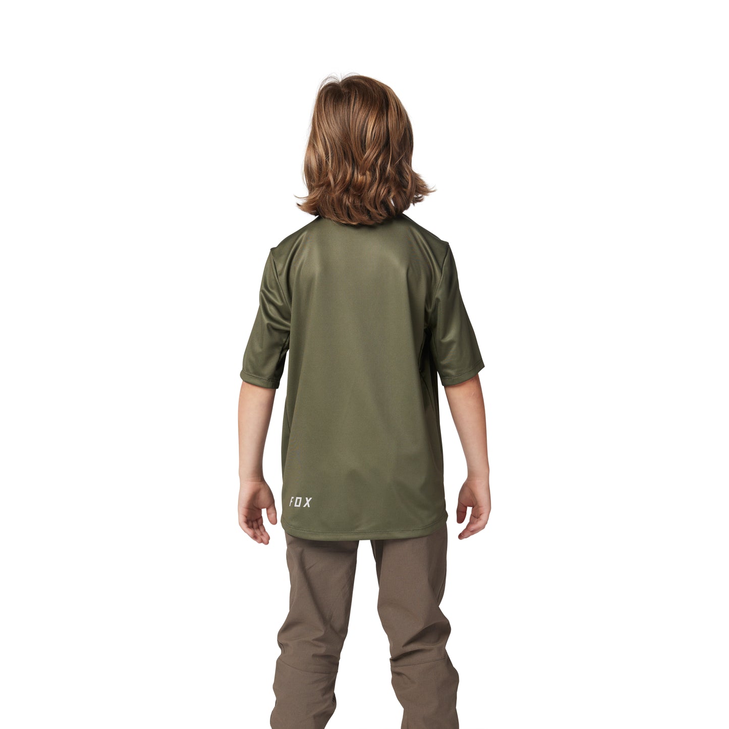 Fox Ranger Youth Short Sleeve Jersey - Youth S - Olive Green - Image 2