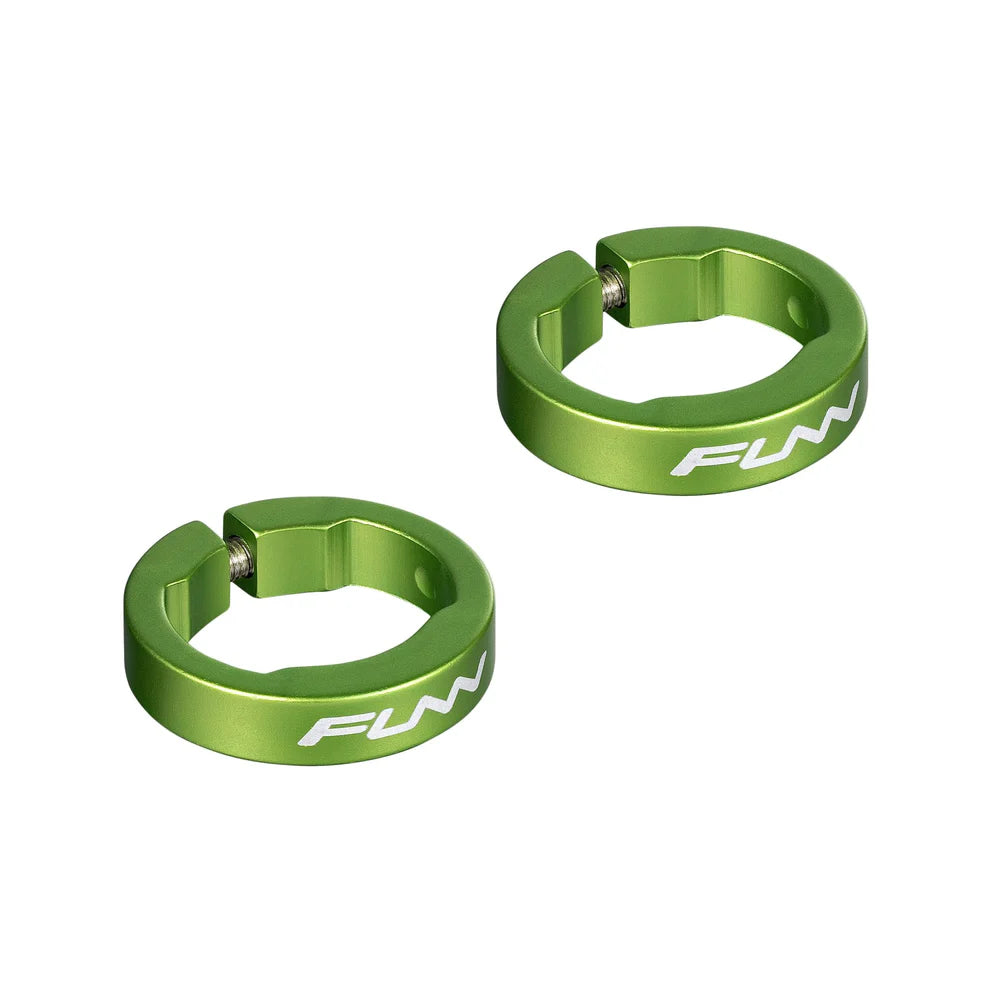 FUNN Grip Lock Ring - Single Lock On Grips - Green - Hilt / Holeshot