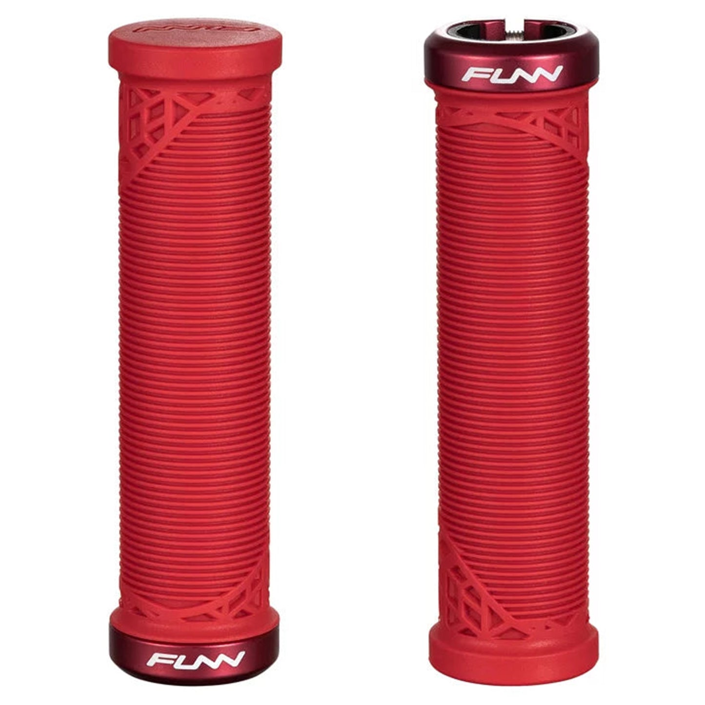 Funn Hilt JR 19mm Lock On Grip - Red - Single Lock On Grips - Image 1