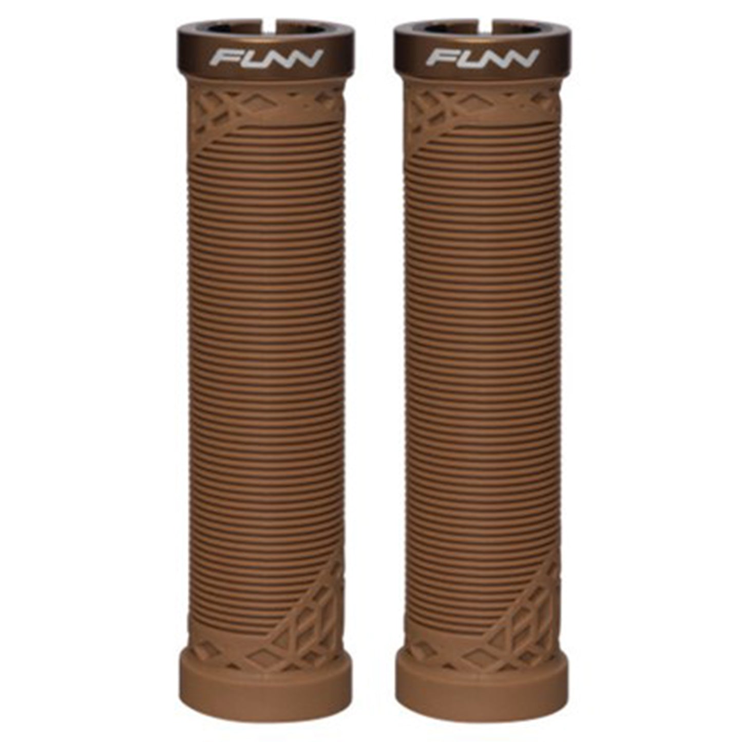 FUNN Hilt Lock-On Grips - Brown - Single Lock On Grips - 30mm - Image 1