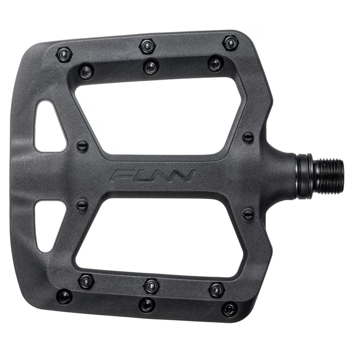 FUNN Taipan Flat Composite Pedals - Standard - Black - Image 1
