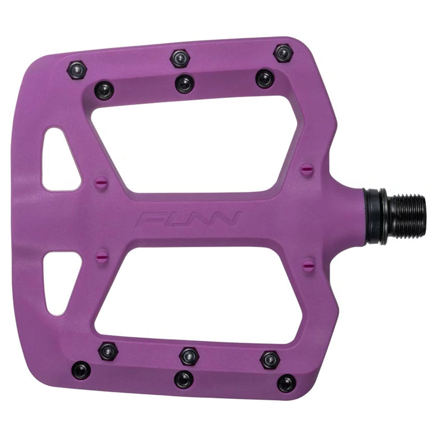 FUNN Taipan Flat Composite Pedals - Standard - Purple - Image 1