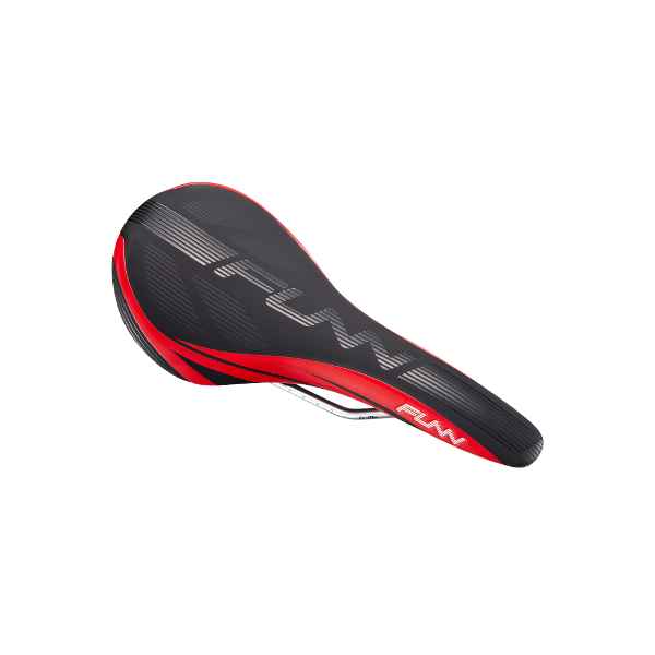 FUNN Adlib Saddle - Cro-Mo Alloy - M - Black - Red - Image 1