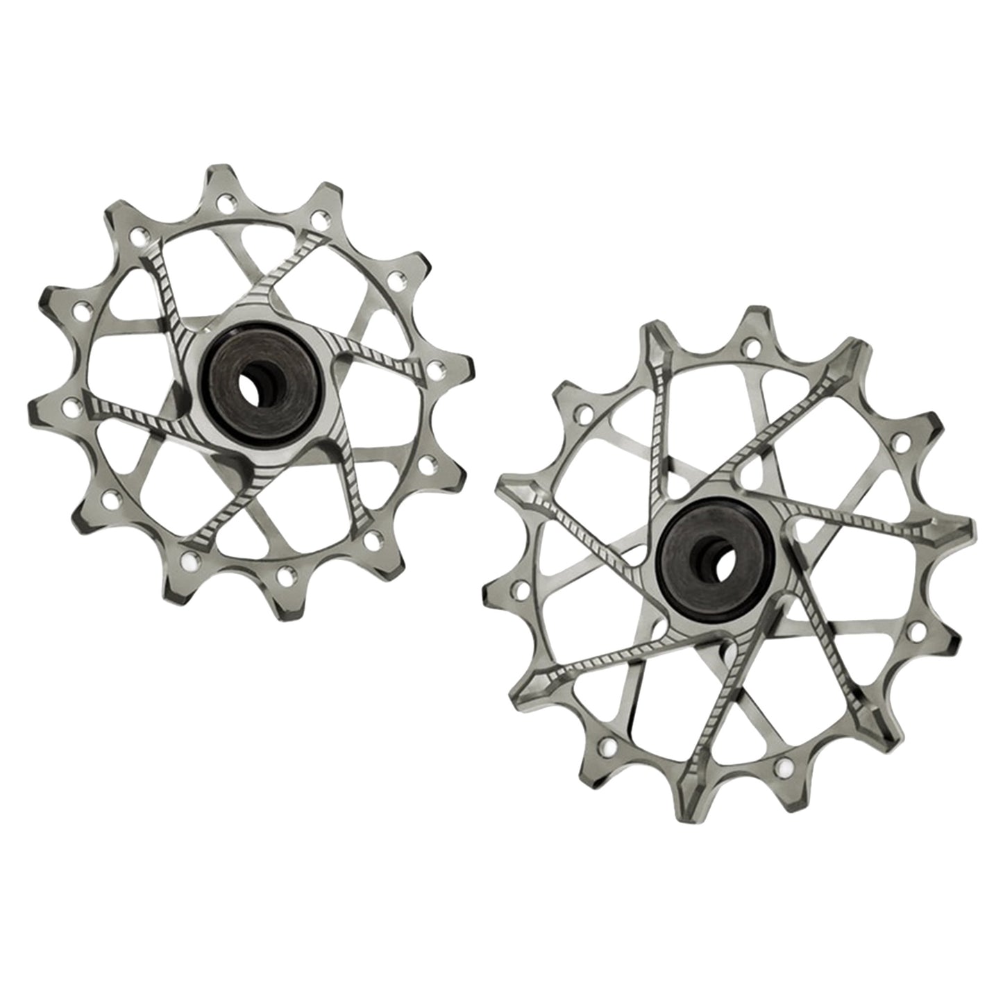 Garbaruk Rear Derailleur Pulleys - Pulley Set - SRAM 11-12 Speed - Silver - 12T - 14T - Image 1