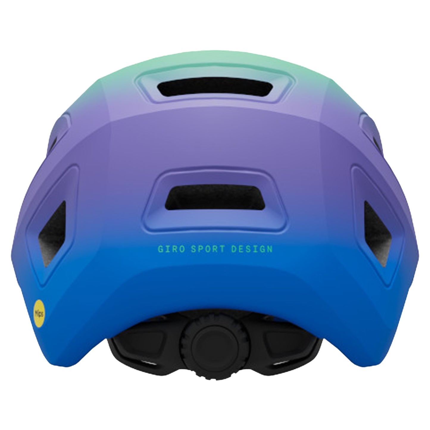 Giro Scamp Mips II Youth Helmet - XS - Matte Blue Jewel/Volt Green Fade