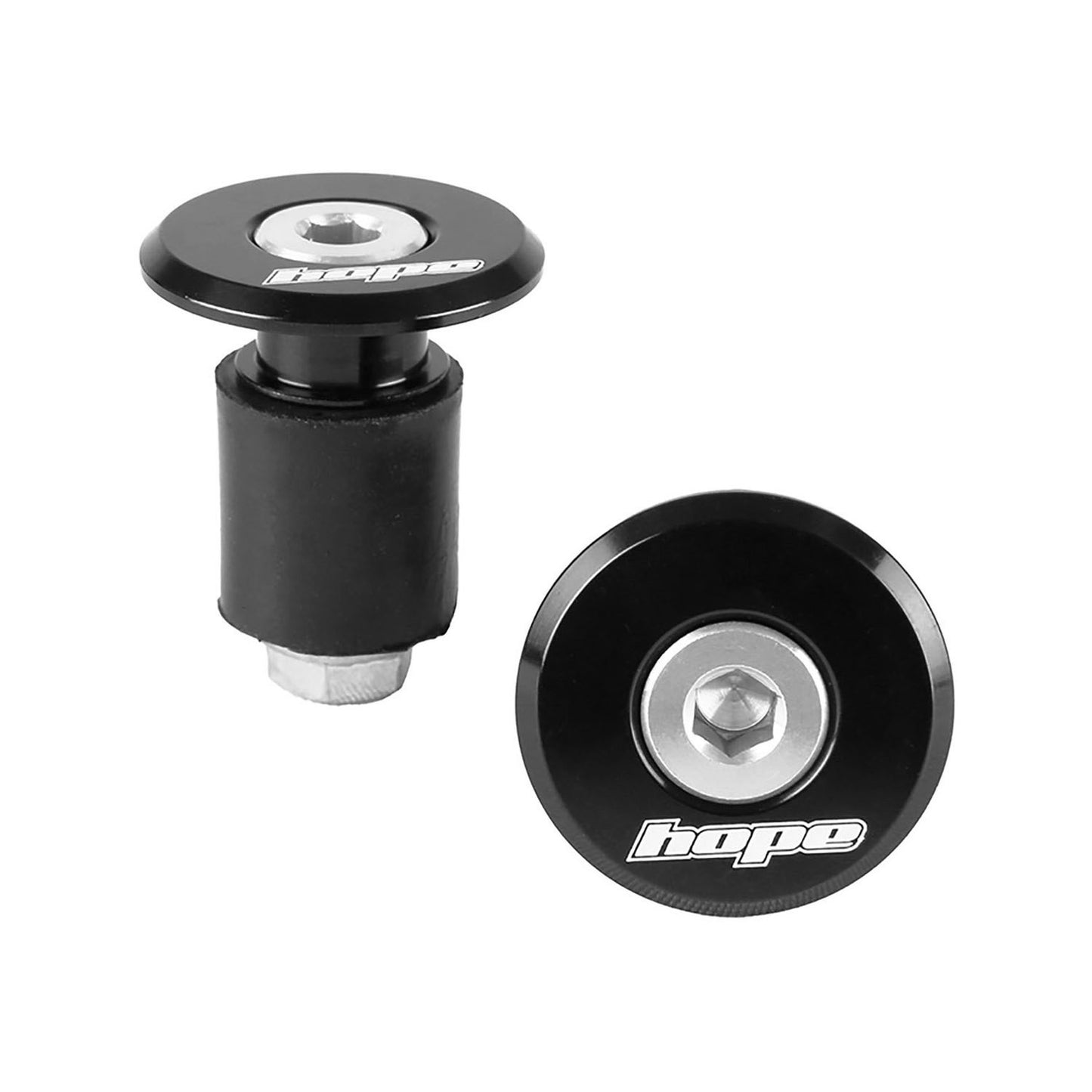 Hope Grip Doctor Bar Plugs - End Plugs - Black - Image 1