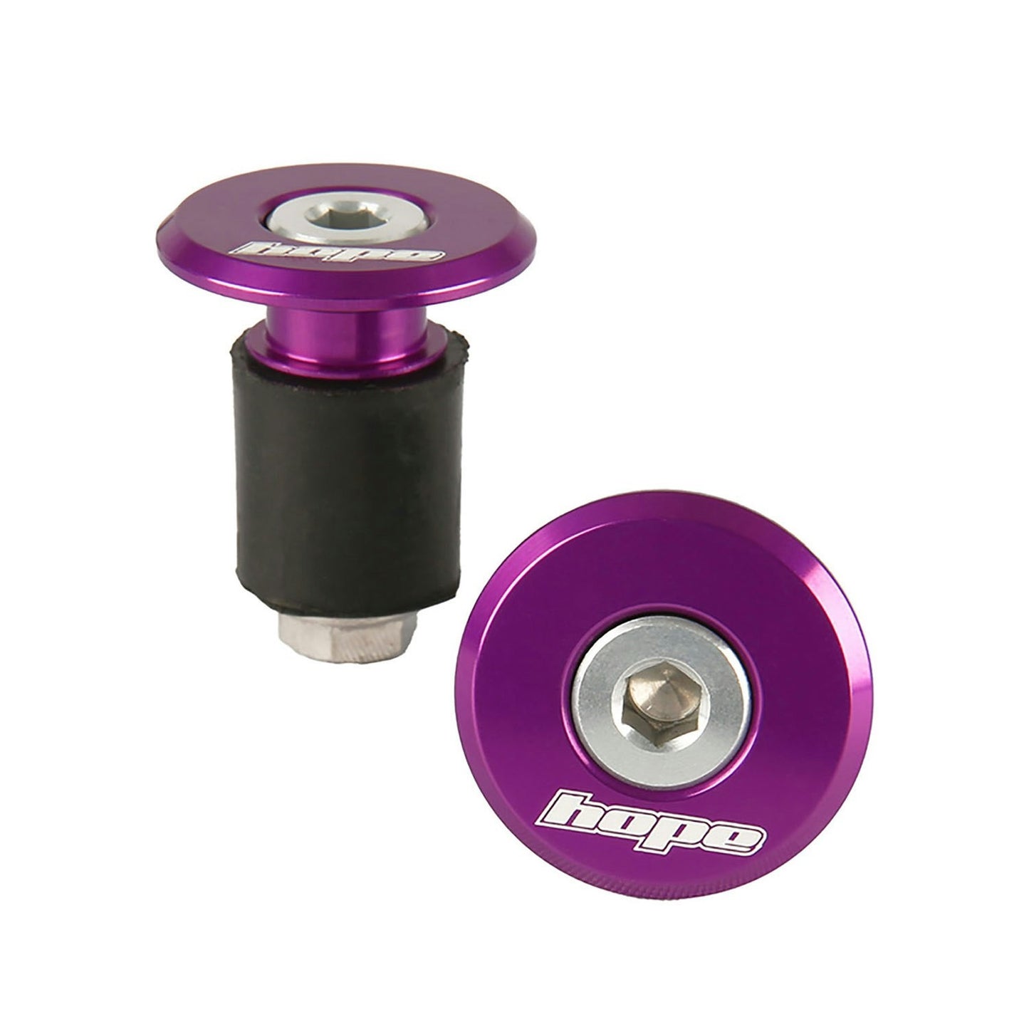 Hope Grip Doctor Bar Plugs - End Plugs - Purple - Image 1