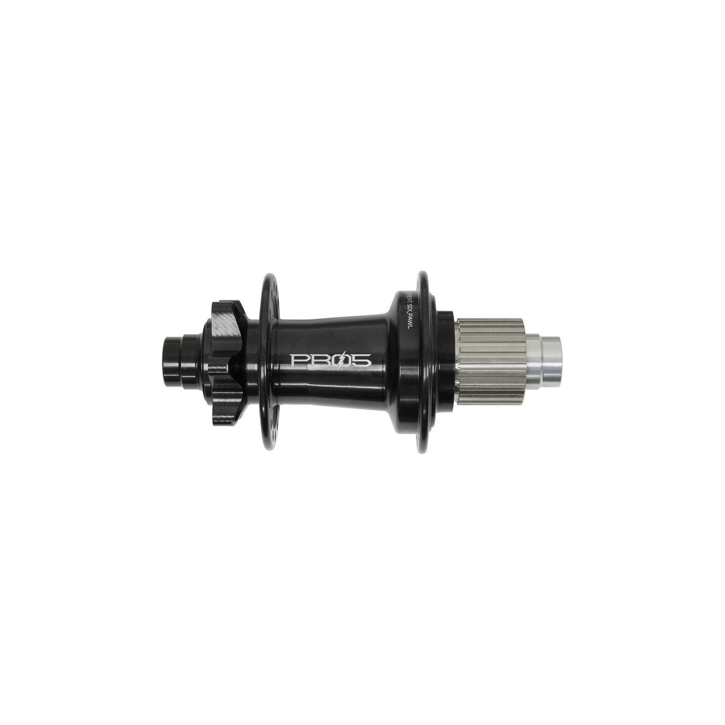 Hope Pro 5 eBike Rear 6 Bolt 12x148mm Disc Hub - Rear - 12x148mm Boost - Shimano Microspline - 6 Bolt - 32 Hole - J-Bend - Black