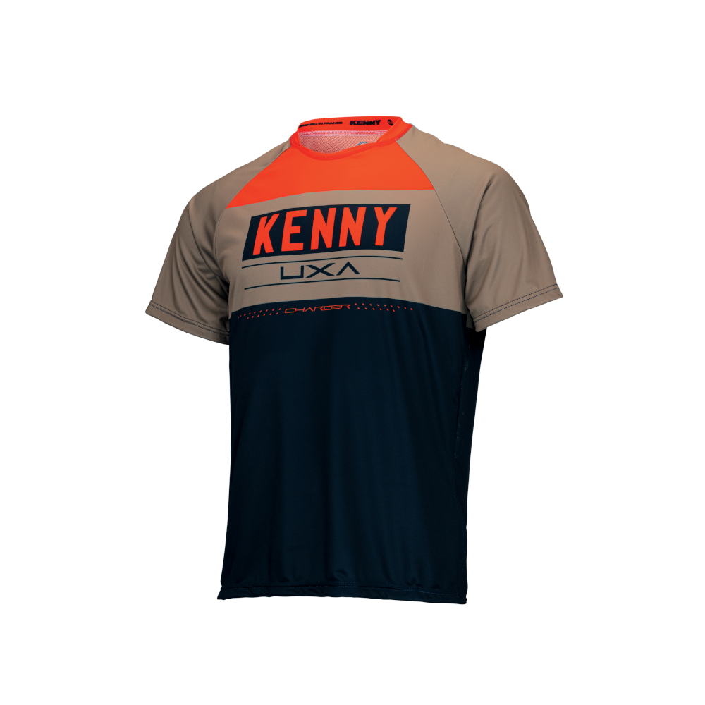 MAILLOT MX KENNY TRACK FOCUS NOIR / BLANC - Equipement MX Tout Terrain