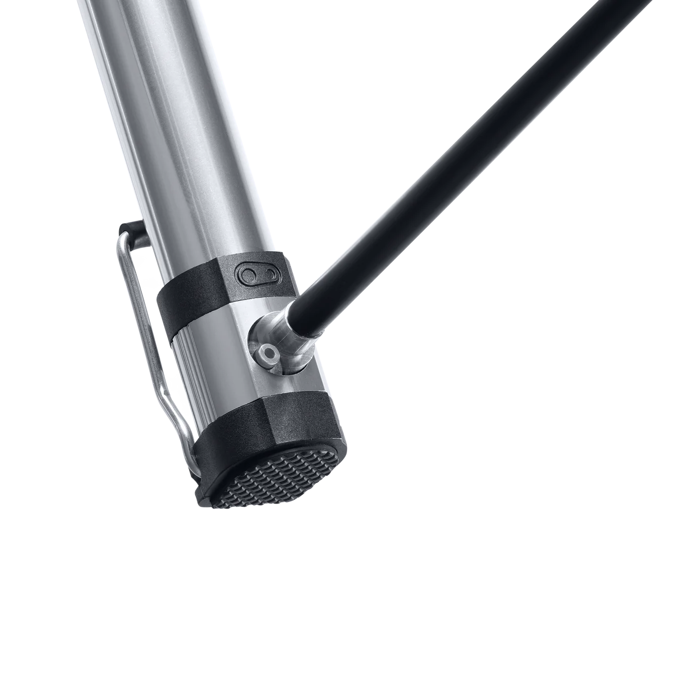 Crank Brothers Klic HV Mini Floor Pump - Silver