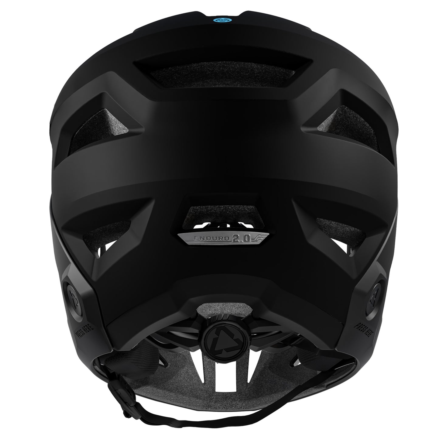 Leatt Enduro 2.0 Youth Helmet - XS - Stealth Black/Grey - Image 4