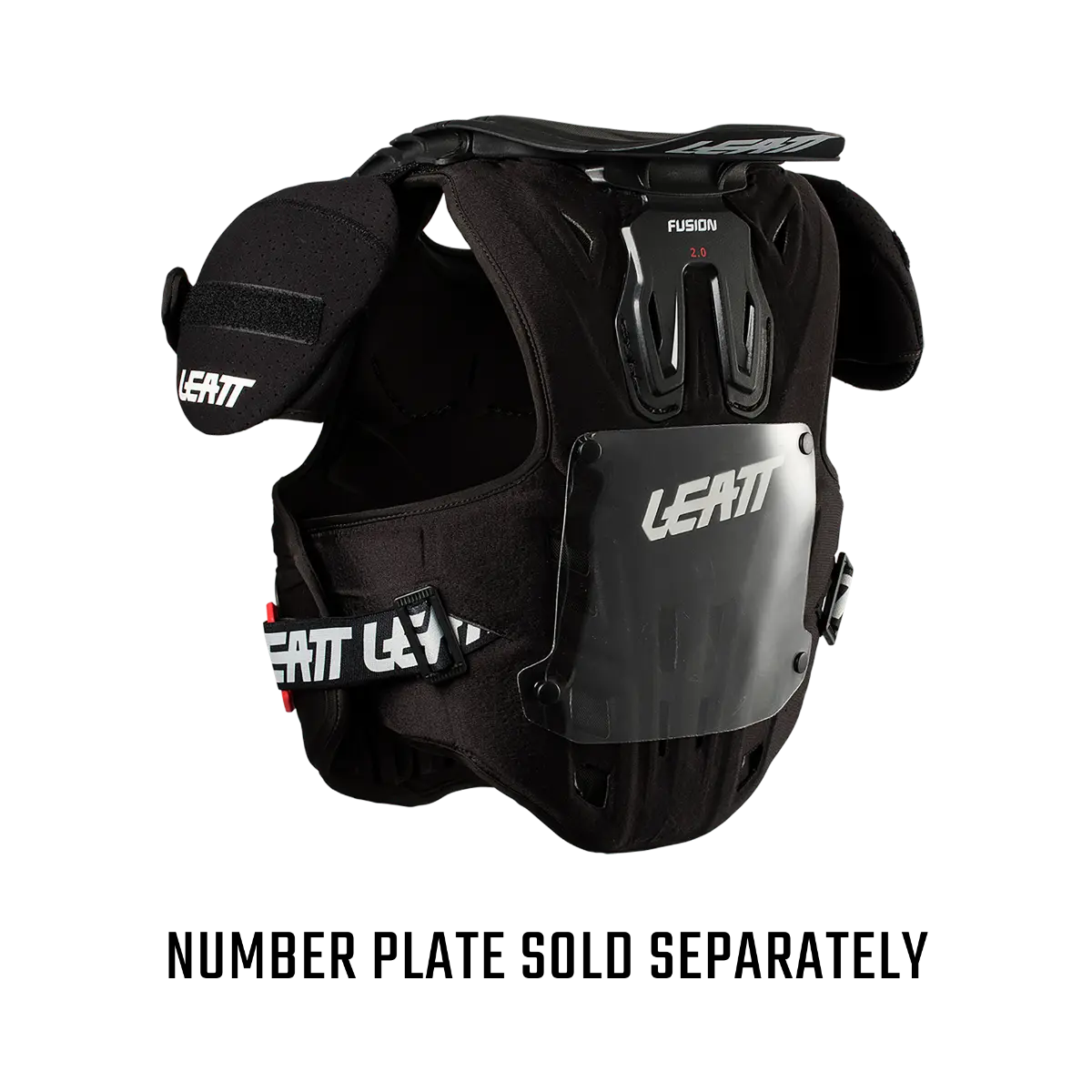 Leatt Fusion 2.0 Jr Body Protection Vest - Youth L-XL - Black - Image 5