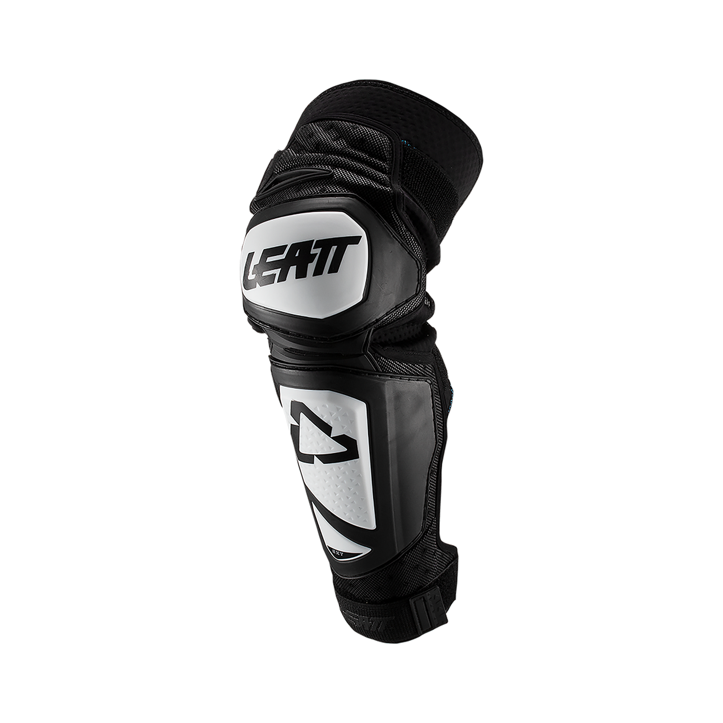 Leatt Junior EXT Knee Guard - Child - One Size Fits Most - White - Black - Image 3