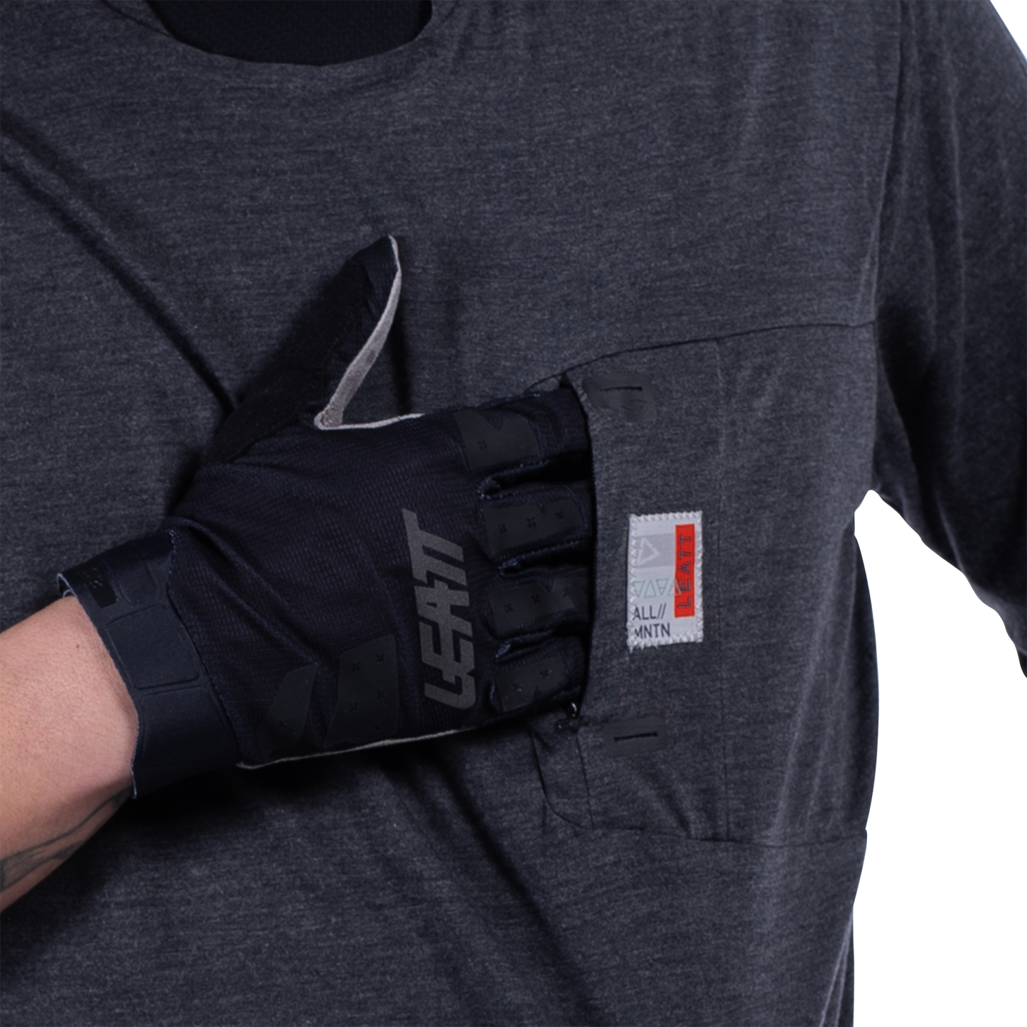 Leatt MTB All Mountain 2.0 Short Sleeve Jersey - 3XL - Black - Image 8