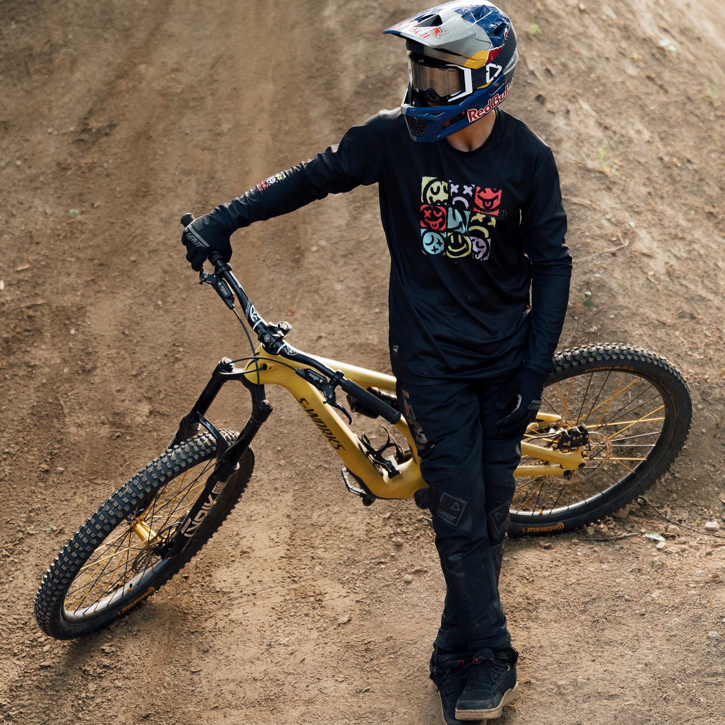 Leatt MTB Gravity 3.0 Long Sleeve Jersey - M - Black - Image 12